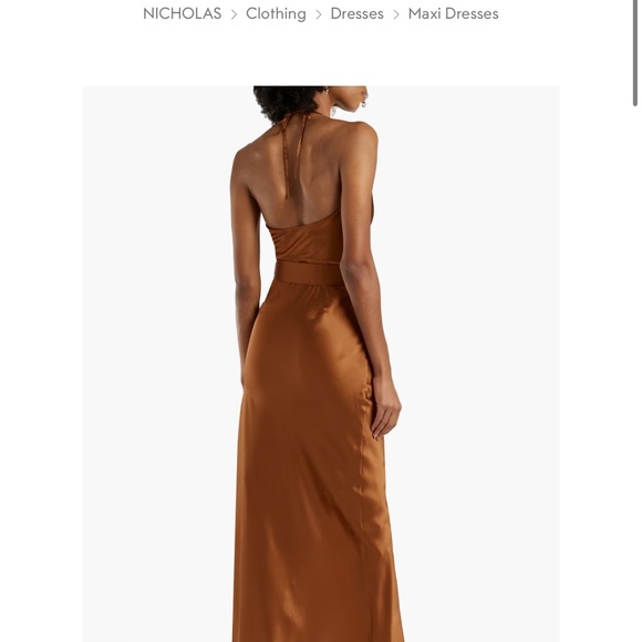 Nicholas Lucinda Dress like new no flaws-Hazelnut/Copper - Picture 9 of 9
